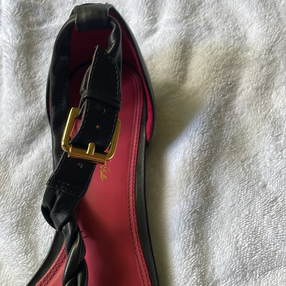 Vintage Pour La Victo’ire Women’s Sandals EUC Black Size 8 - Picture 7 of 7
